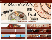Tablet Screenshot of lchaim.org.uk
